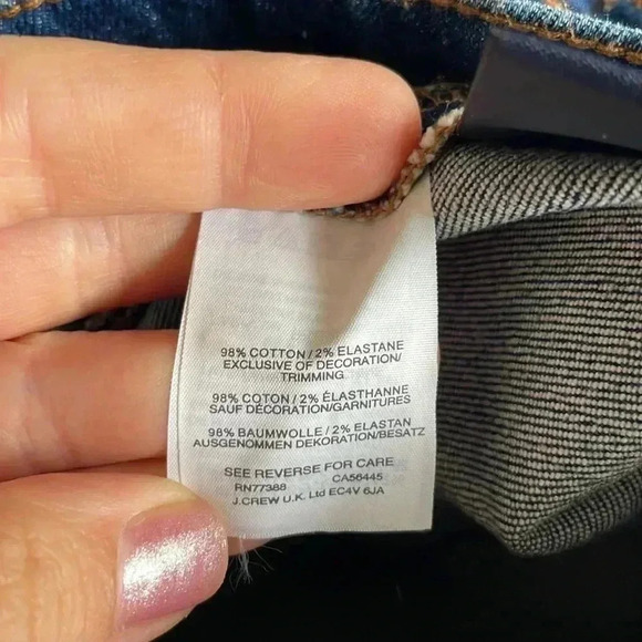 Madewell Raw Hem Step Hem Edition Medium Wash Stretch Denim Mini Skirt Size 27 - Picture 11 of 12